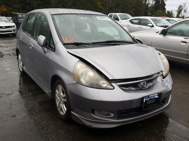 JHMGD38638S047941 - 2008 HONDA FIT SPORT SILVER photo 1