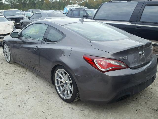 KMHHT6KD2DU102035 - 2013 HYUNDAI GENESIS CO GRAY photo 3