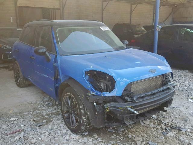 WMWZC5C53DWP33212 - 2013 MINI COOPER S C BLUE photo 1