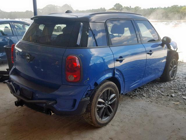 WMWZC5C53DWP33212 - 2013 MINI COOPER S C BLUE photo 4