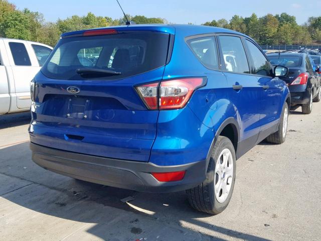 1FMCU0F78HUD86219 - 2017 FORD ESCAPE S BLUE photo 4