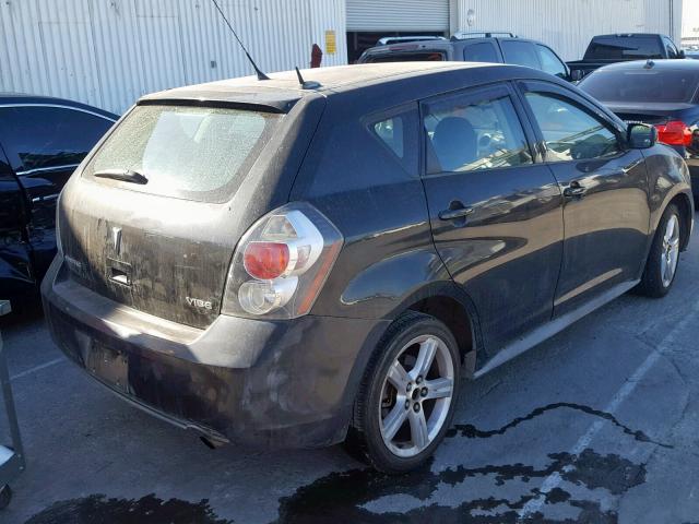 5Y2SP67029Z401894 - 2009 PONTIAC VIBE BLACK photo 4