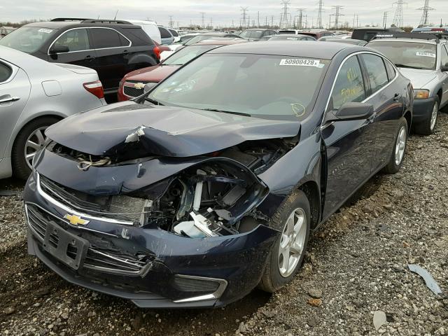 1G1ZB5ST4GF195252 - 2016 CHEVROLET MALIBU LS BLUE photo 2
