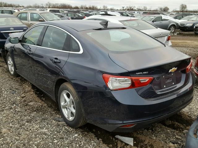 1G1ZB5ST4GF195252 - 2016 CHEVROLET MALIBU LS BLUE photo 3