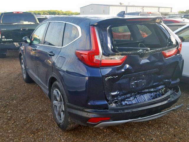 7FARW1H87JE009517 - 2018 HONDA CR-V EXL BLUE photo 3