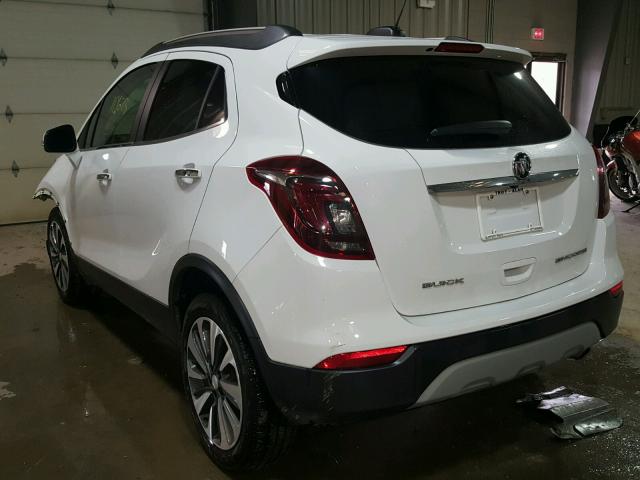 KL4CJBSB9JB523733 - 2018 BUICK ENCORE PRE WHITE photo 3