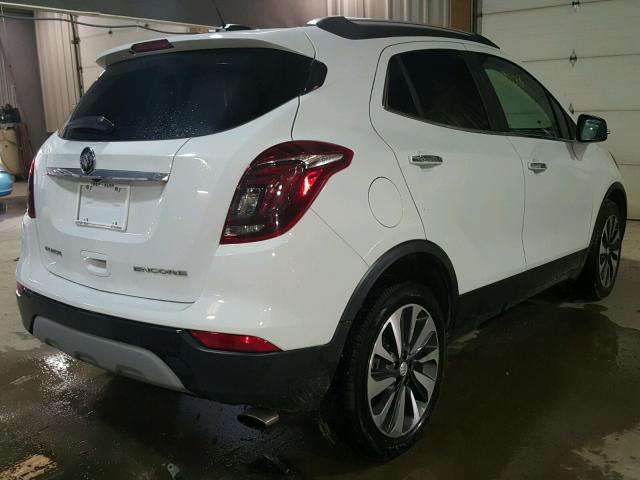 KL4CJBSB9JB523733 - 2018 BUICK ENCORE PRE WHITE photo 4