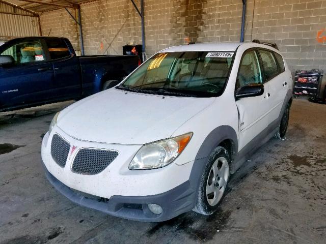 5Y2SL65876Z444420 - 2006 PONTIAC VIBE WHITE photo 2