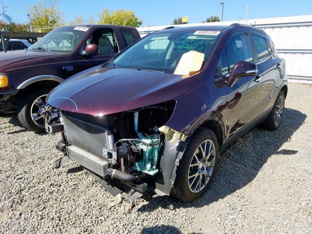 KL4CJ1SB8HB082388 - 2017 BUICK ENCORE SPO PURPLE photo 2