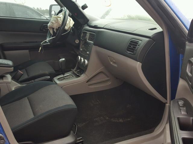 JF1SG66618H726021 - 2008 SUBARU FORESTER S Mavi foto 5