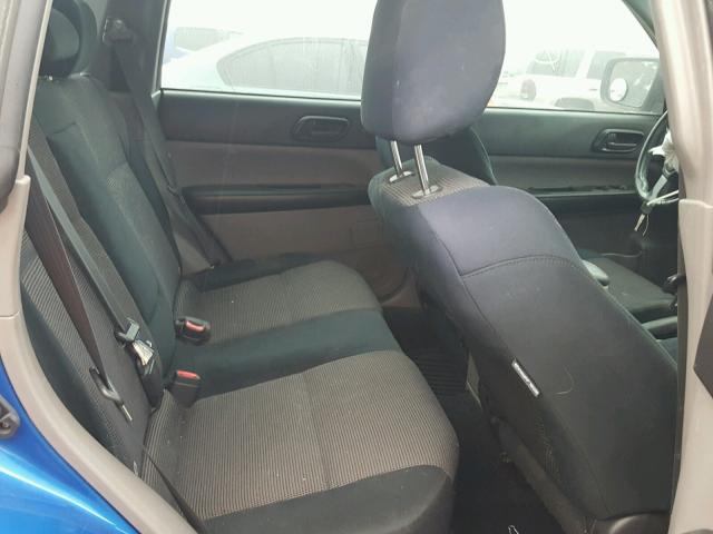 JF1SG66618H726021 - 2008 SUBARU FORESTER S Mavi foto 6