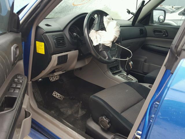 JF1SG66618H726021 - 2008 SUBARU FORESTER S Mavi foto 9