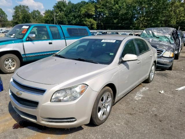 1G1ZC5E07AF175471 - 2010 CHEVROLET MALIBU 1LT TEAL photo 2
