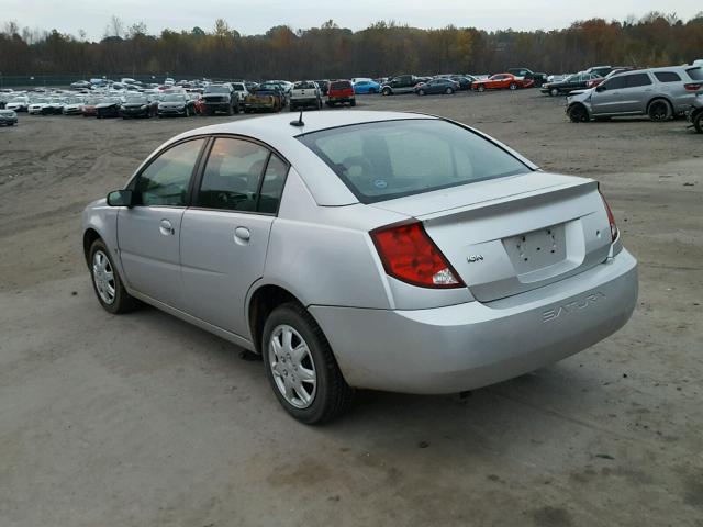 1G8AZ55F67Z127971 - 2007 SATURN ION LEVEL SILVER photo 3