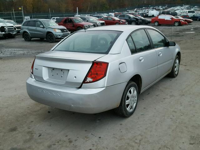 1G8AZ55F67Z127971 - 2007 SATURN ION LEVEL SILVER photo 4