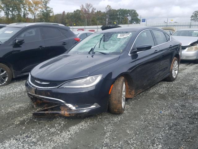 1C3CCCAB1GN192391 - 2016 CHRYSLER 200 LIMITE GRAY photo 2