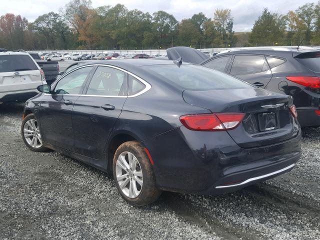 1C3CCCAB1GN192391 - 2016 CHRYSLER 200 LIMITE GRAY photo 3