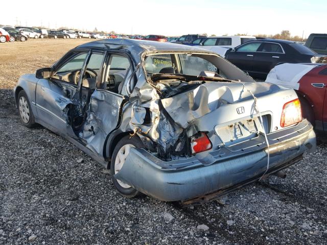 2HGEJ6612YH601179 - 2000 HONDA CIVIC BASE GREEN photo 3