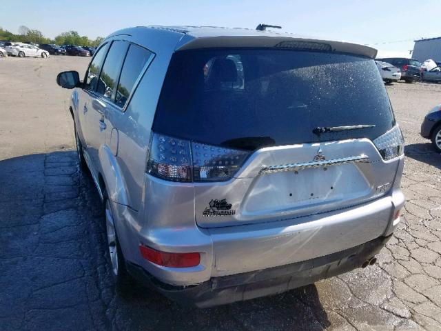 JA4JS4AX5CU001802 - 2012 MITSUBISHI OUTLANDER SILVER photo 3