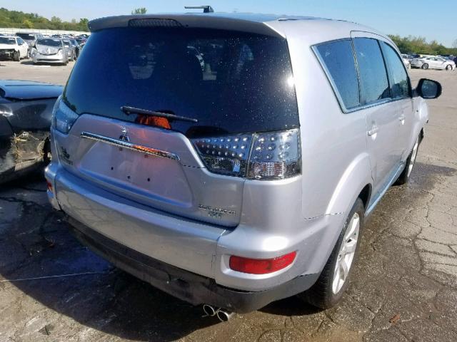 JA4JS4AX5CU001802 - 2012 MITSUBISHI OUTLANDER SILVER photo 4