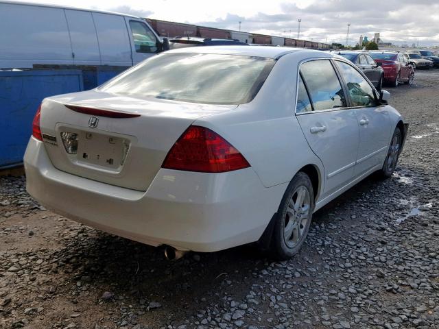 1HGCM56716A076690 - 2006 HONDA ACCORD EX WHITE photo 4