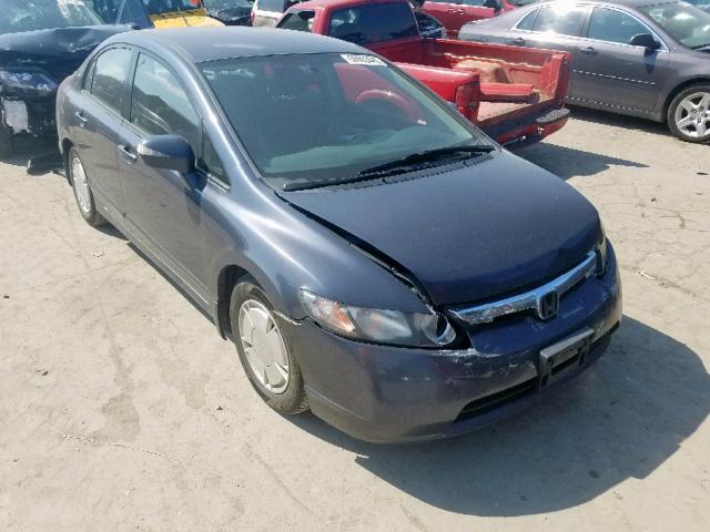 JHMFA36236S019588 - 2006 HONDA CIVIC HYBR BLUE photo 1