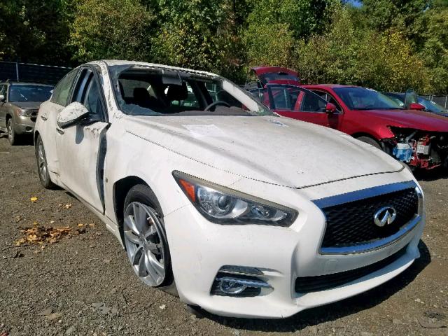 JN1BV7AP4EM677425 - 2014 INFINITI Q50 BASE WHITE photo 1