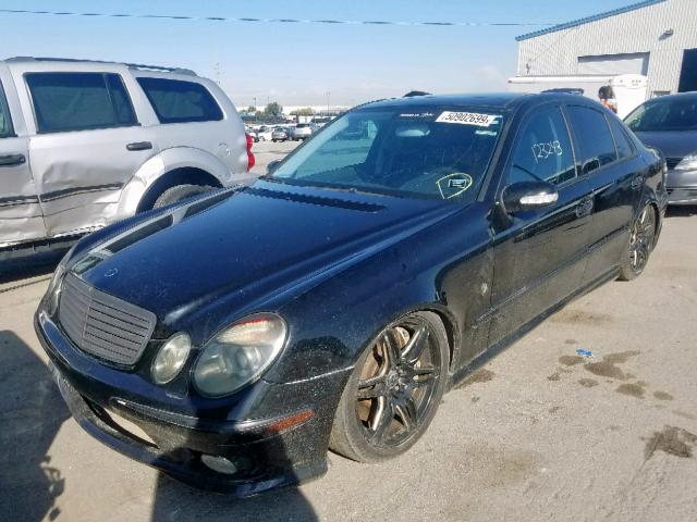 WDBUF76J74A454995 - 2004 MERCEDES-BENZ E 55 AMG BLACK photo 2