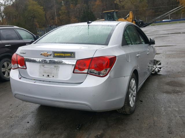 1G1PC5SH3B7265794 - 2011 CHEVROLET CRUZE LS SILVER photo 4