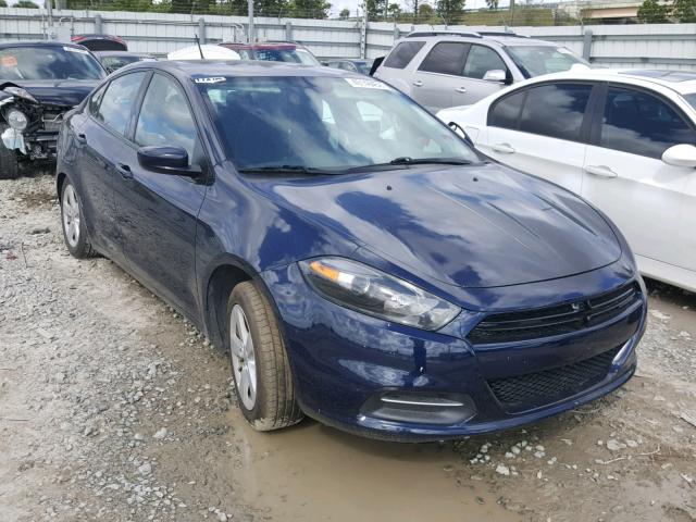 1C3CDFBB8GD727882 - 2016 DODGE DART SXT BLUE photo 1