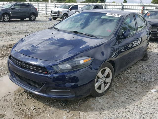 1C3CDFBB8GD727882 - 2016 DODGE DART SXT BLUE photo 2