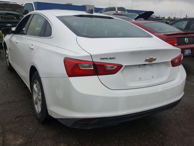 1G1ZB5ST6JF184776 - 2018 CHEVROLET MALIBU LS 白色 照片 3