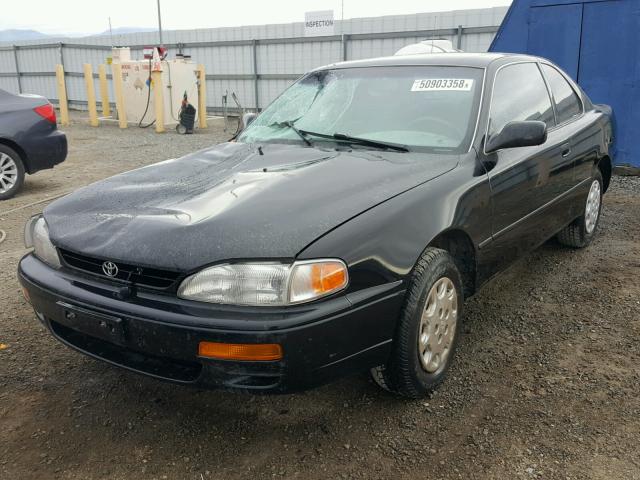 4T1CG12K7TU669744 - 1996 TOYOTA CAMRY DX BLACK photo 2