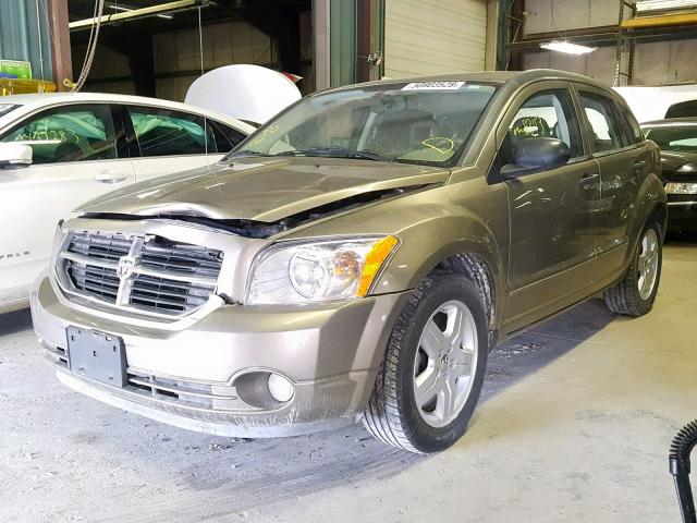 1B3HB48B68D503998 - 2008 DODGE CALIBER SX BROWN photo 2