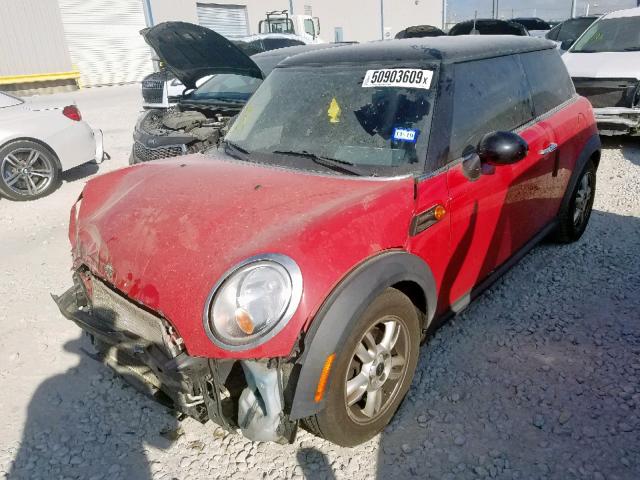 WMWSU3C54CT185109 - 2012 MINI COOPER RED photo 2