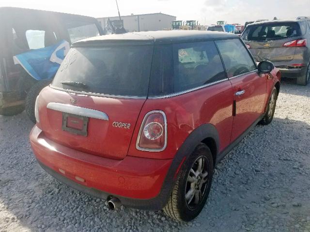 WMWSU3C54CT185109 - 2012 MINI COOPER RED photo 4