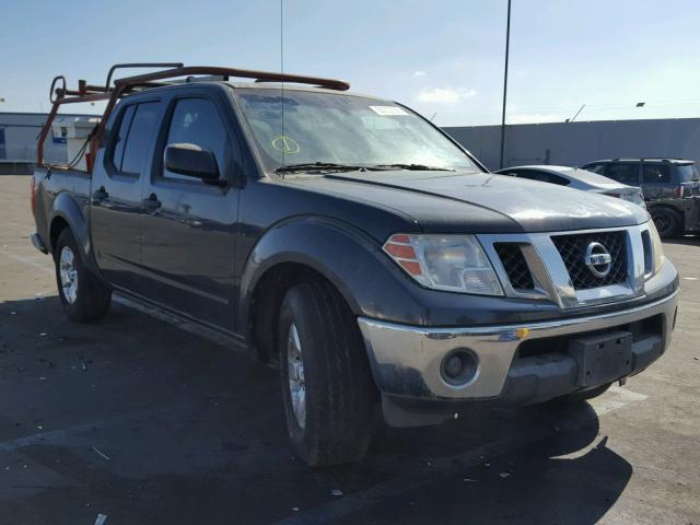 1N6AD0ER1AC408651 - 2010 NISSAN FRONTIER C GRAY photo 1