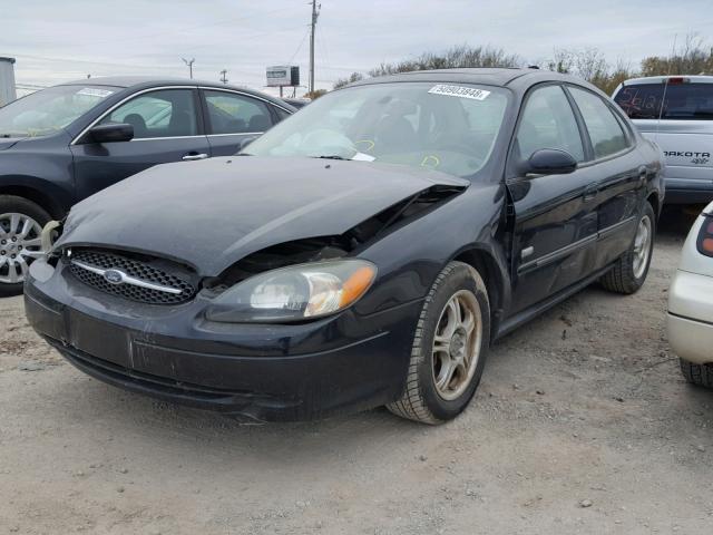 1FAHP56SX3A245638 - 2003 FORD TAURUS SEL BLACK photo 2