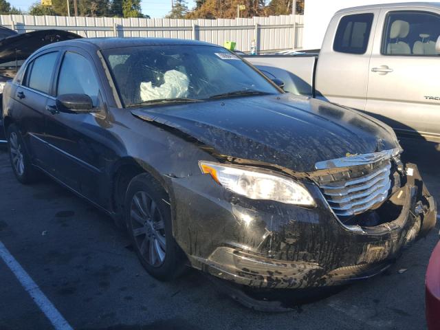 1C3CCBBG3CN261662 - 2012 CHRYSLER 200 TOURIN BLACK photo 1