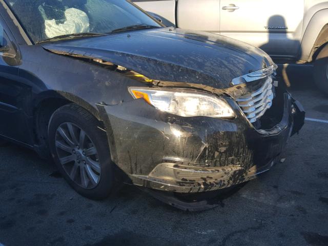 1C3CCBBG3CN261662 - 2012 CHRYSLER 200 TOURIN BLACK photo 9