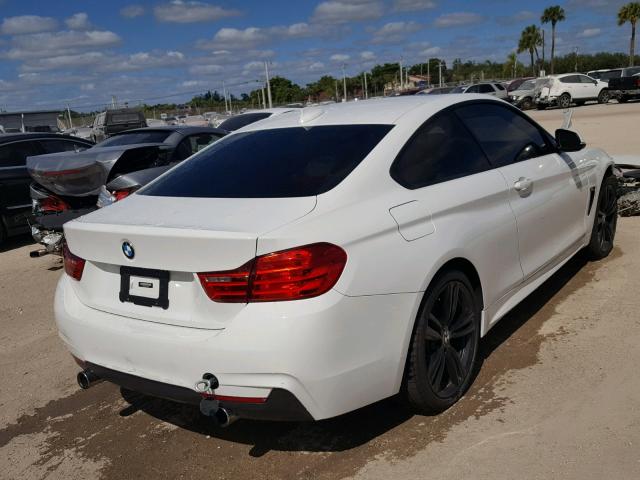 WBA3R1C53FF774679 - 2015 BMW 435 I WHITE photo 4