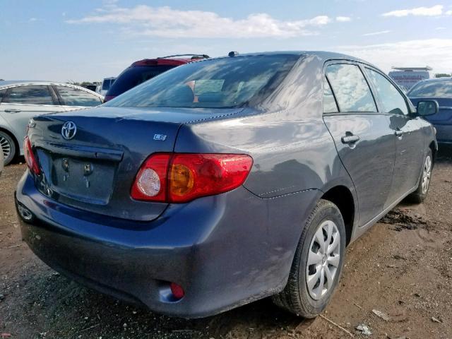 1NXBU4EEXAZ289127 - 2010 TOYOTA COROLLA BA GRAY photo 4