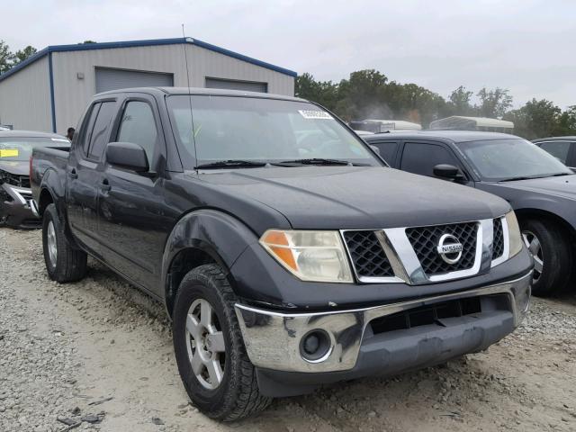 1N6AD07U95C457295 - 2005 NISSAN FRONTIER C BLACK photo 1