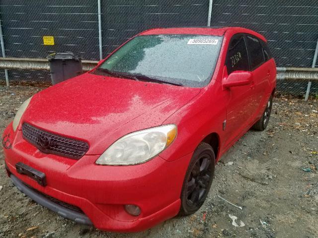 2T1LR32E55C353733 - 2005 TOYOTA COROLLA MA RED photo 2