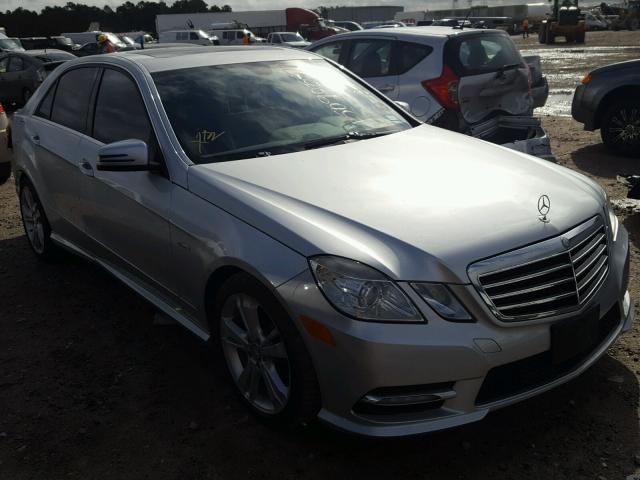 WDDHF5KB0CA570629 - 2012 MERCEDES-BENZ E 350 SILVER photo 1