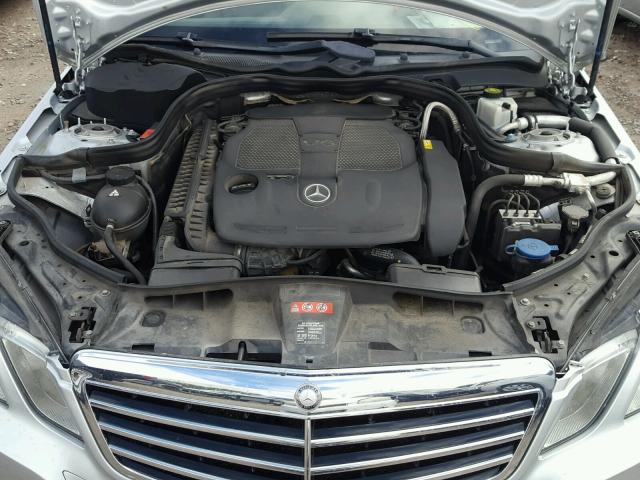 WDDHF5KB0CA570629 - 2012 MERCEDES-BENZ E 350 SILVER photo 7