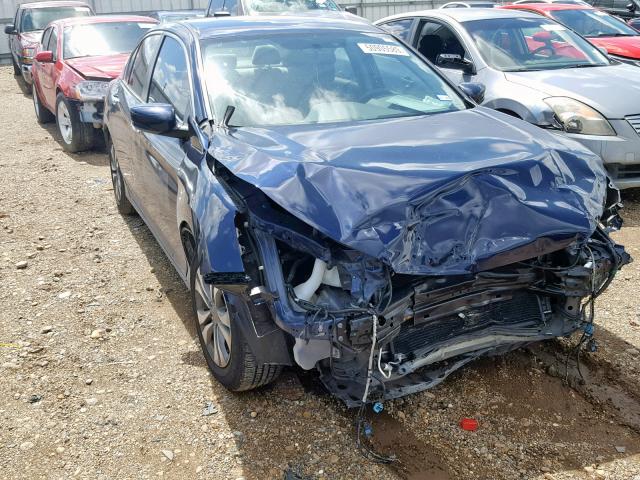 1HGCR2F37FA276230 - 2015 HONDA ACCORD LX BLUE photo 1