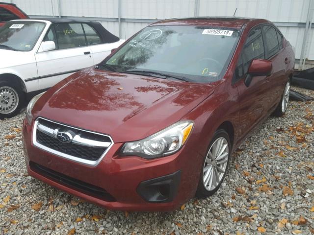 JF1GJAD65CH009126 - 2012 SUBARU IMPREZA PR RED photo 2