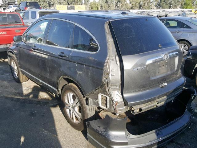 5J6RE3H77BL056587 - 2011 HONDA CR-V EXL CHARCOAL photo 3