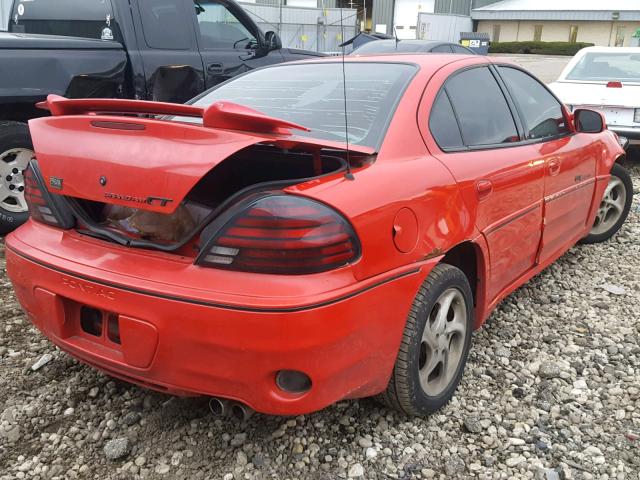 1G2NW52E9XM940315 - 1999 PONTIAC GRAND AM G GRAY photo 4